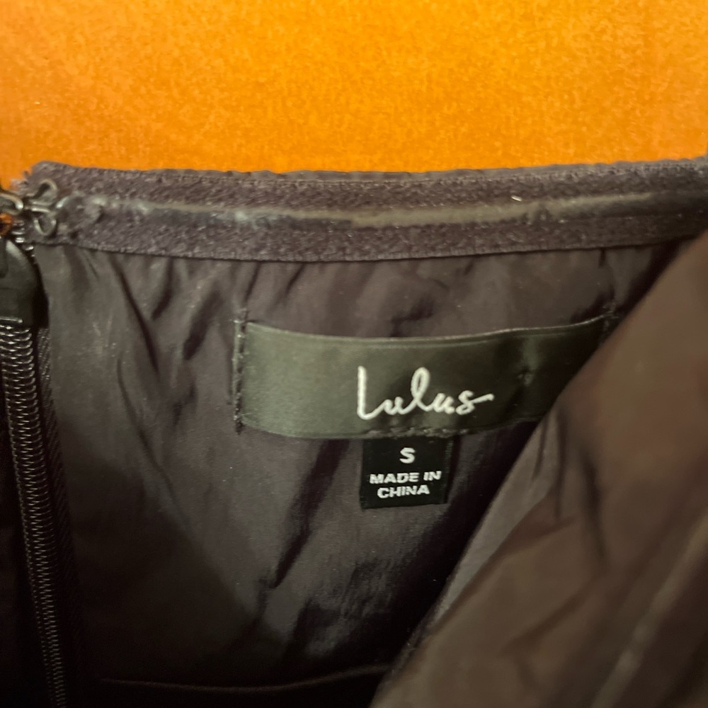 Lulus-Black Sequin Bow Adjustable Strap Dress - image 5